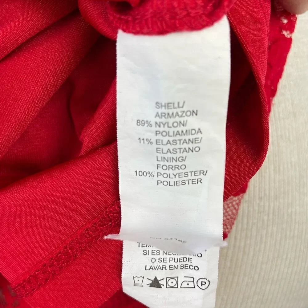 Mac + Jac Red Midi Dress Size XL